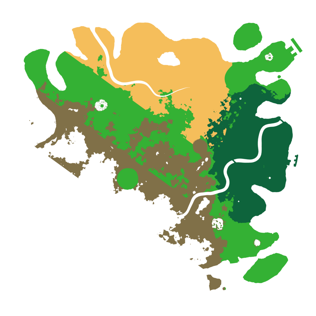 Biome Rust Map: Procedural Map, Size: 3950, Seed: 21729760