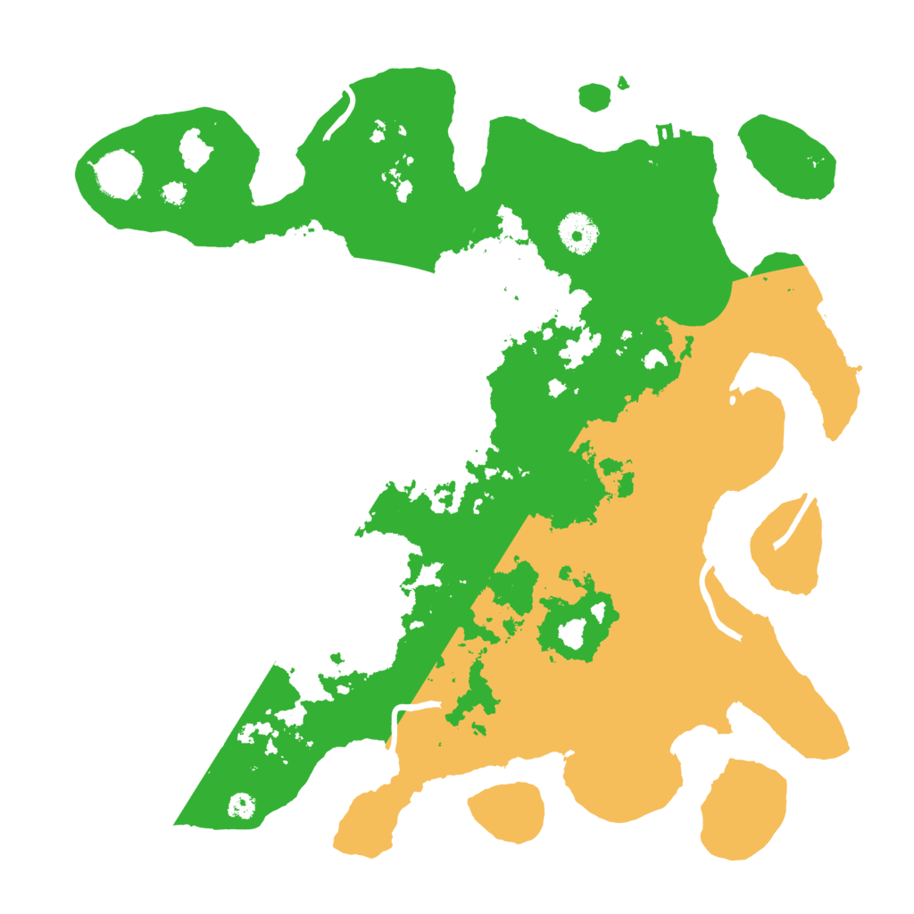 Biome Rust Map: Procedural Map, Size: 3500, Seed: 377955393