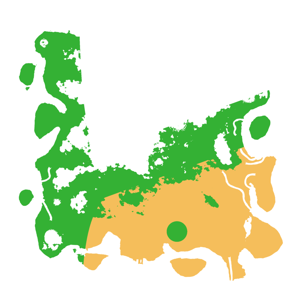Biome Rust Map: Procedural Map, Size: 3850, Seed: 35376699