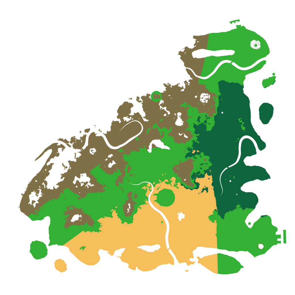 Biome Rust Map: Procedural Map, Size: 4400, Seed: 1515178
