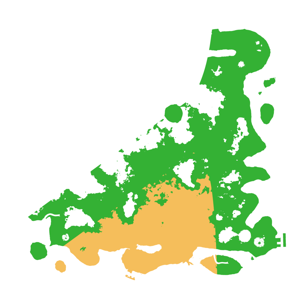 Biome Rust Map: Procedural Map, Size: 4400, Seed: 1515178