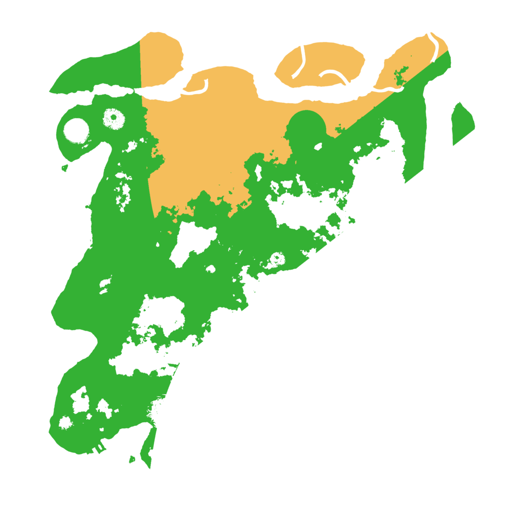 Biome Rust Map: Procedural Map, Size: 3700, Seed: 32688968