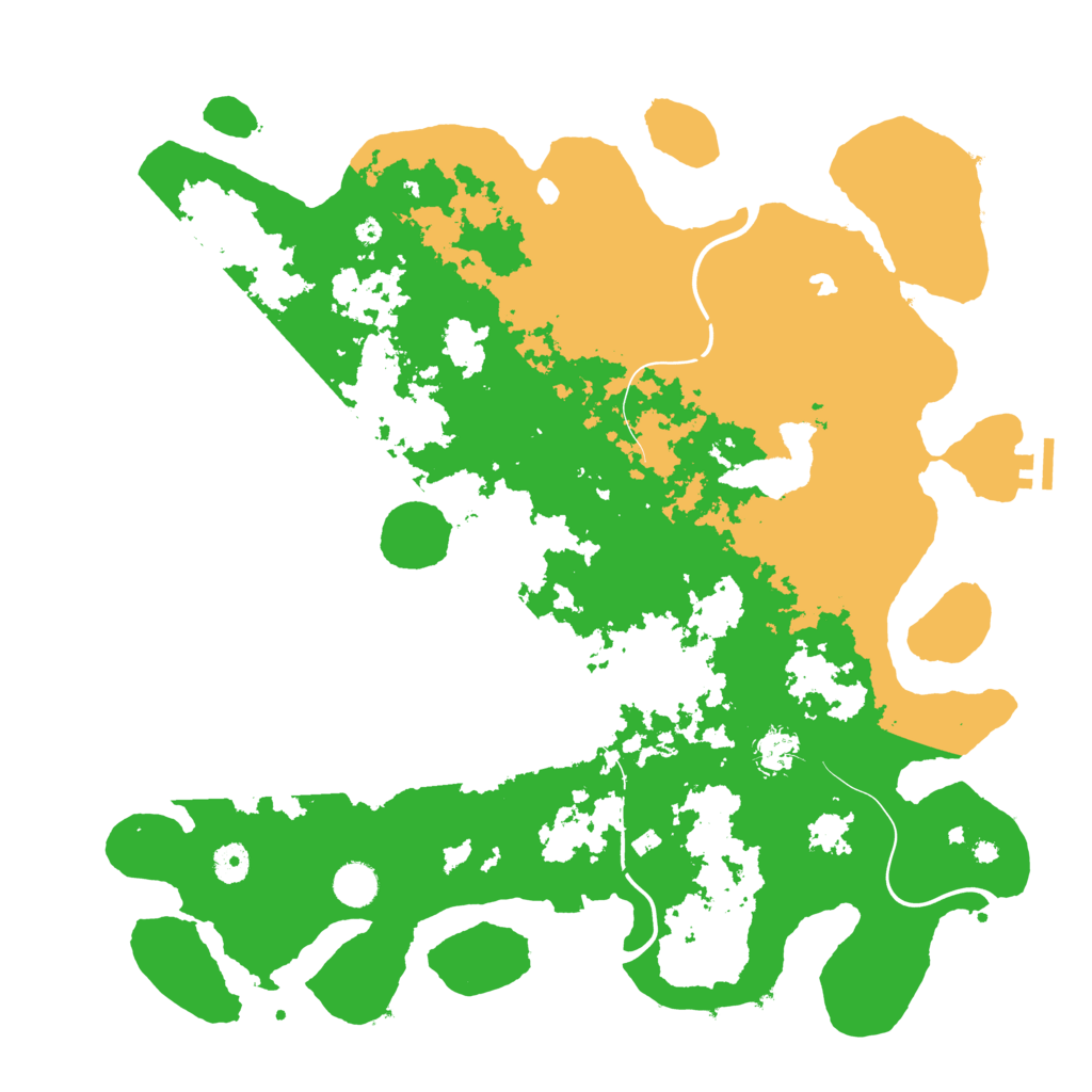 Biome Rust Map: Procedural Map, Size: 4300, Seed: 15933840