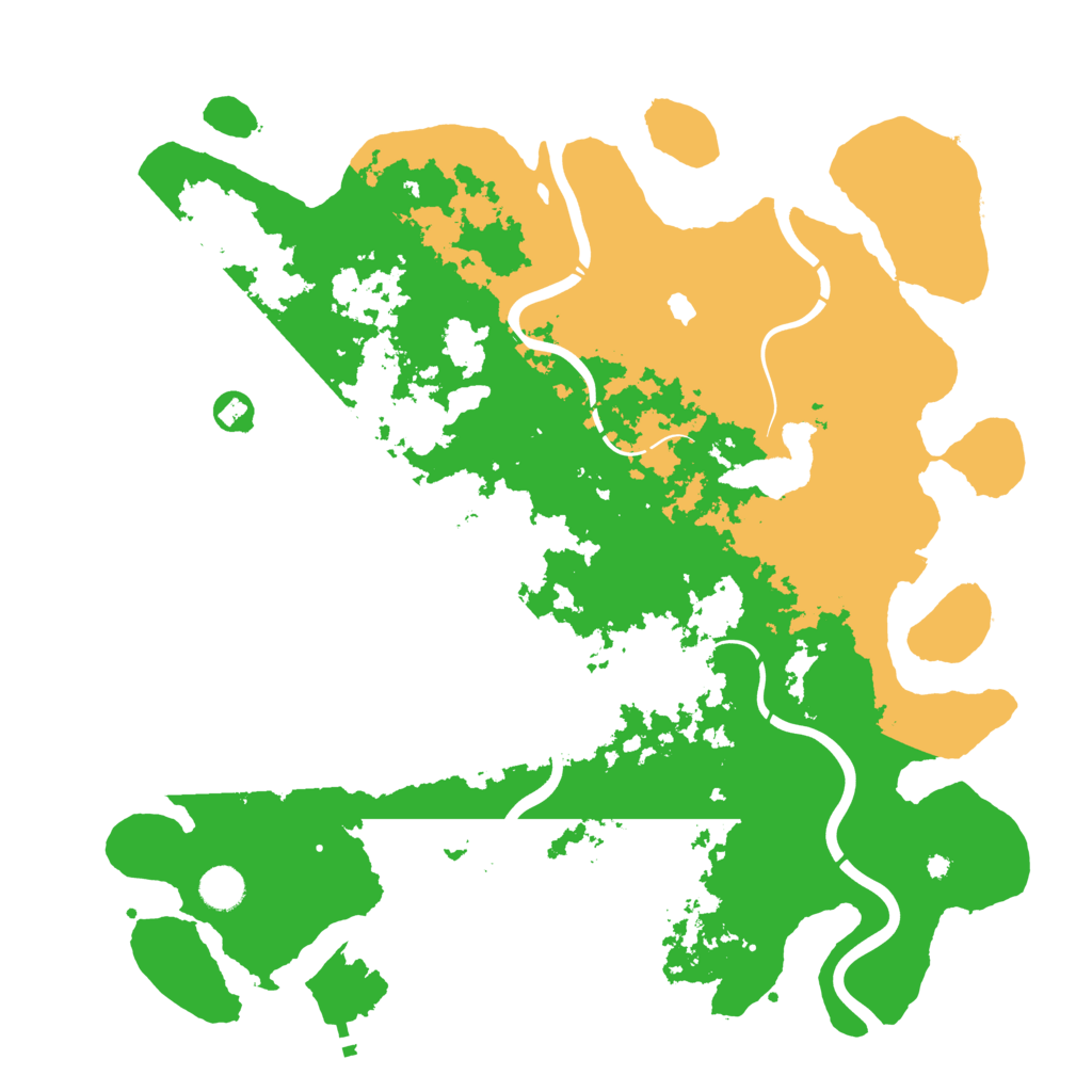 Biome Rust Map: Procedural Map, Size: 4300, Seed: 15933840