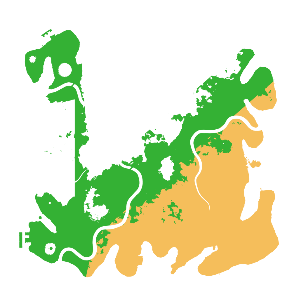 Biome Rust Map: Procedural Map, Size: 3950, Seed: 78198864