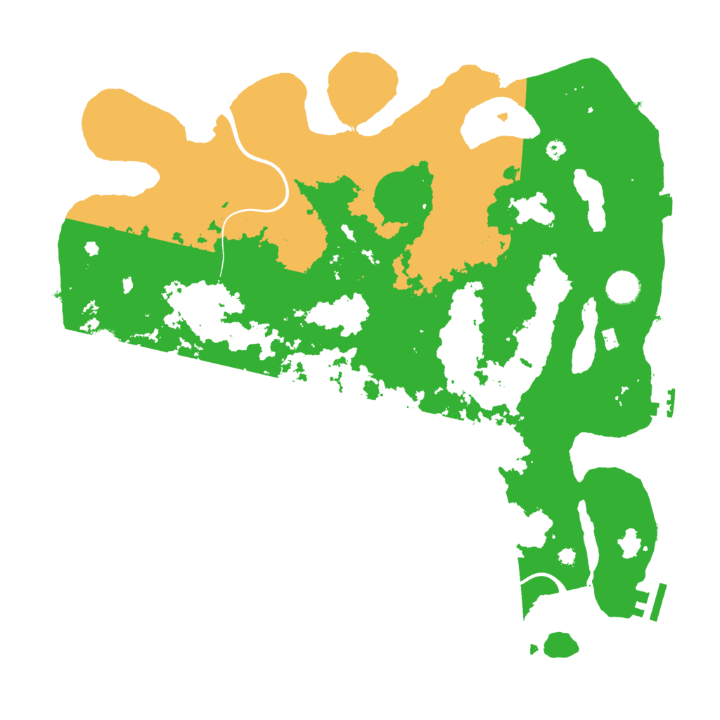 Biome Rust Map: Procedural Map, Size: 3800, Seed: 94013608