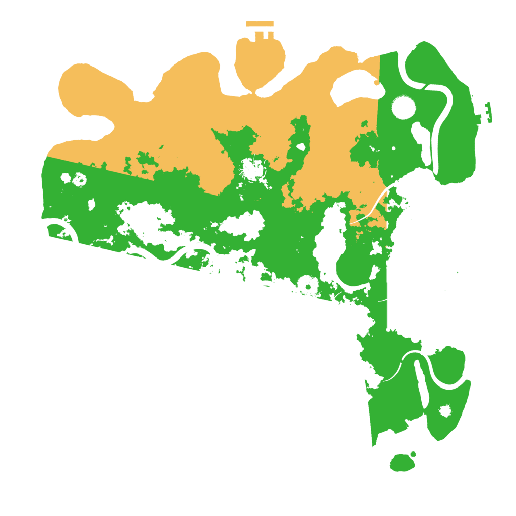 Biome Rust Map: Procedural Map, Size: 3800, Seed: 94013608