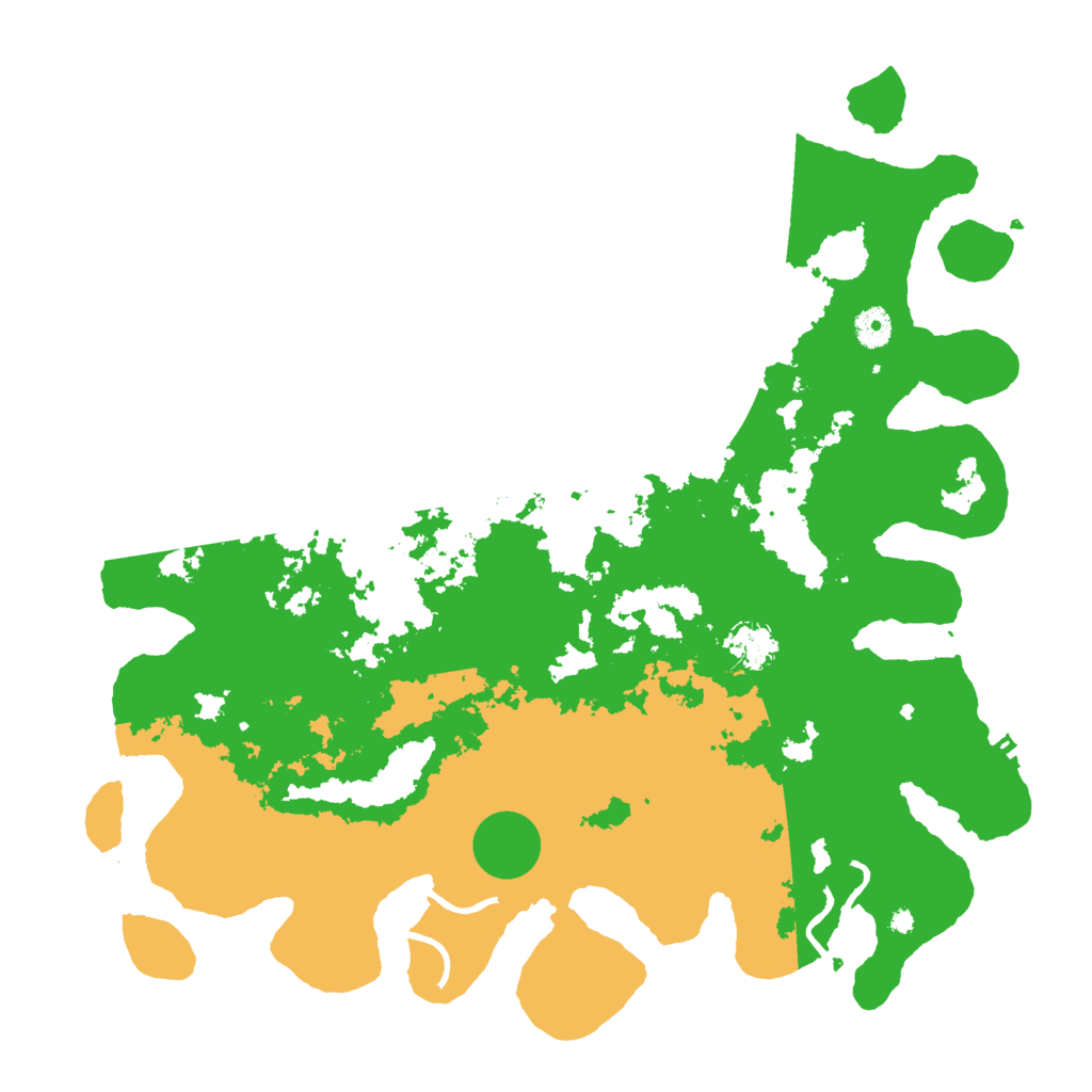 Biome Rust Map: Procedural Map, Size: 4250, Seed: 71135388