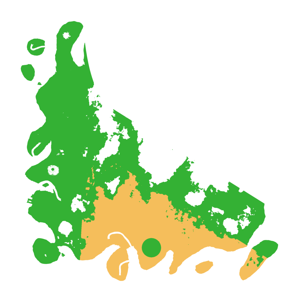 Biome Rust Map: Procedural Map, Size: 4100, Seed: 1078597