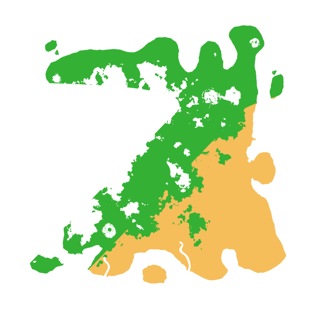 Biome Rust Map: Procedural Map, Size: 3400, Seed: 10527285