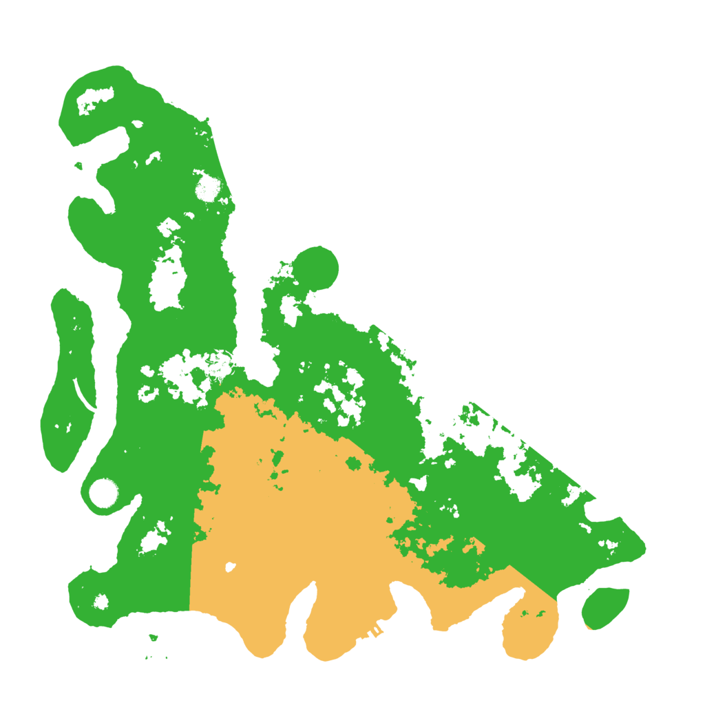 Biome Rust Map: Procedural Map, Size: 4300, Seed: 86946839