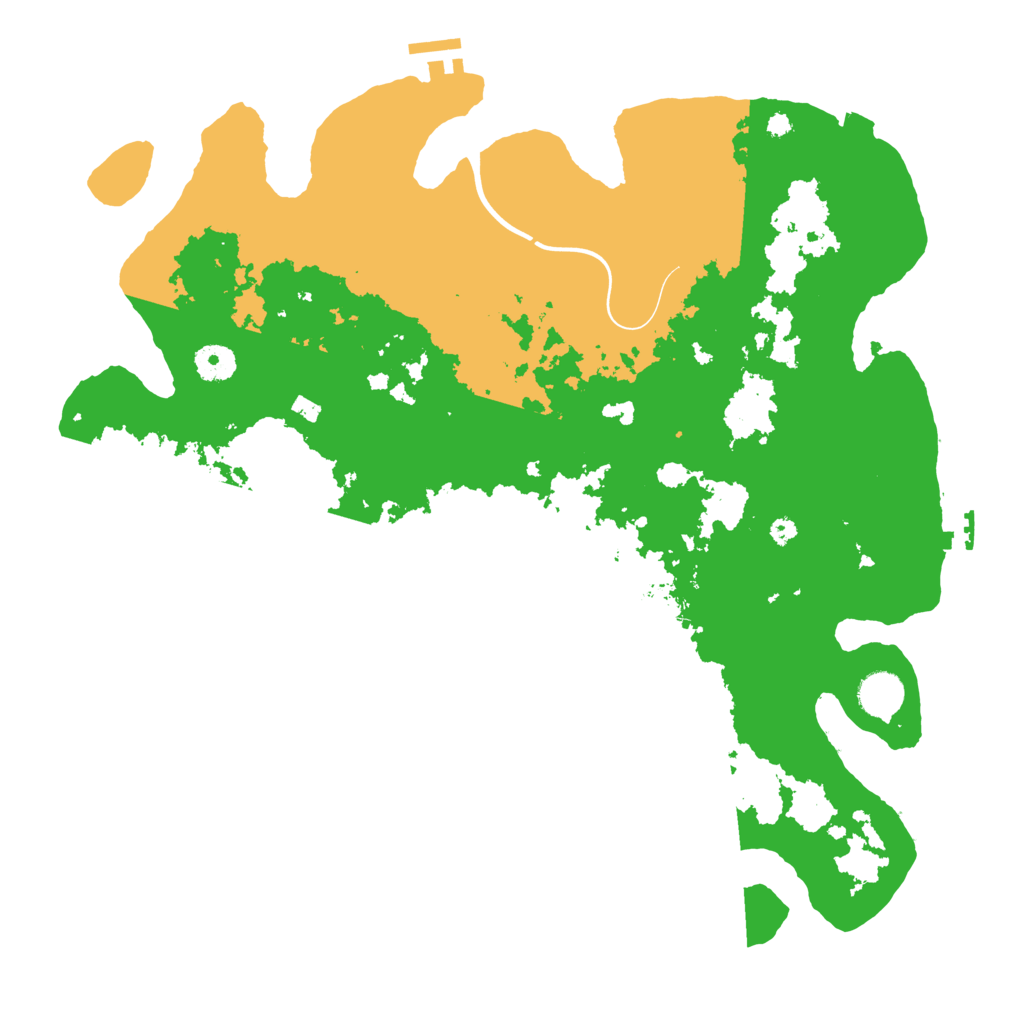 Biome Rust Map: Procedural Map, Size: 3950, Seed: 36885582