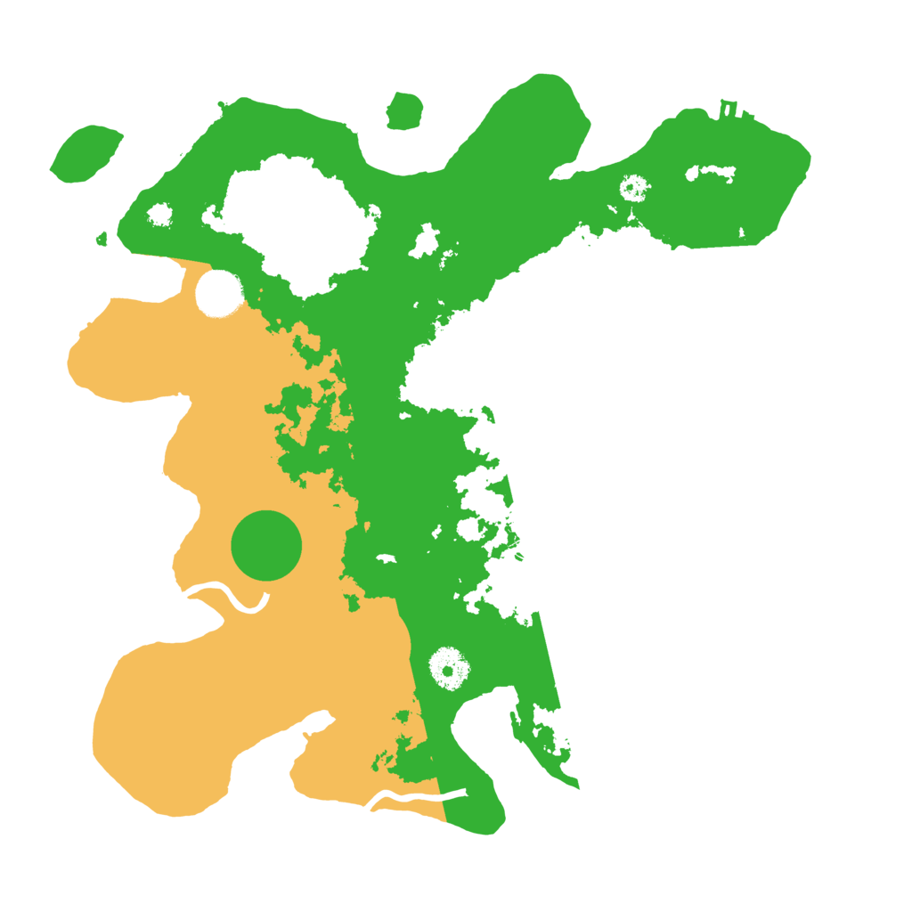 Biome Rust Map: Procedural Map, Size: 3400, Seed: 94769199
