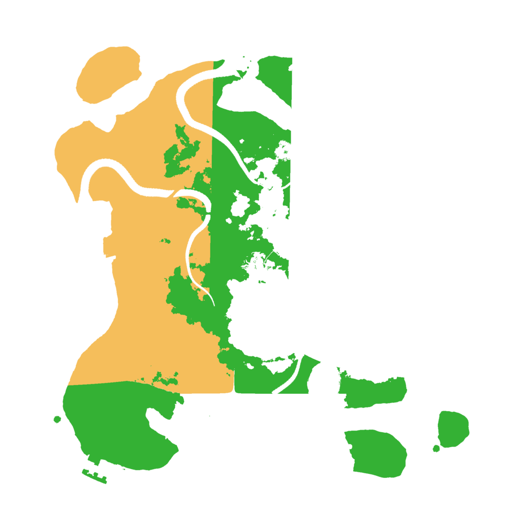 Biome Rust Map: Procedural Map, Size: 3000, Seed: 26943