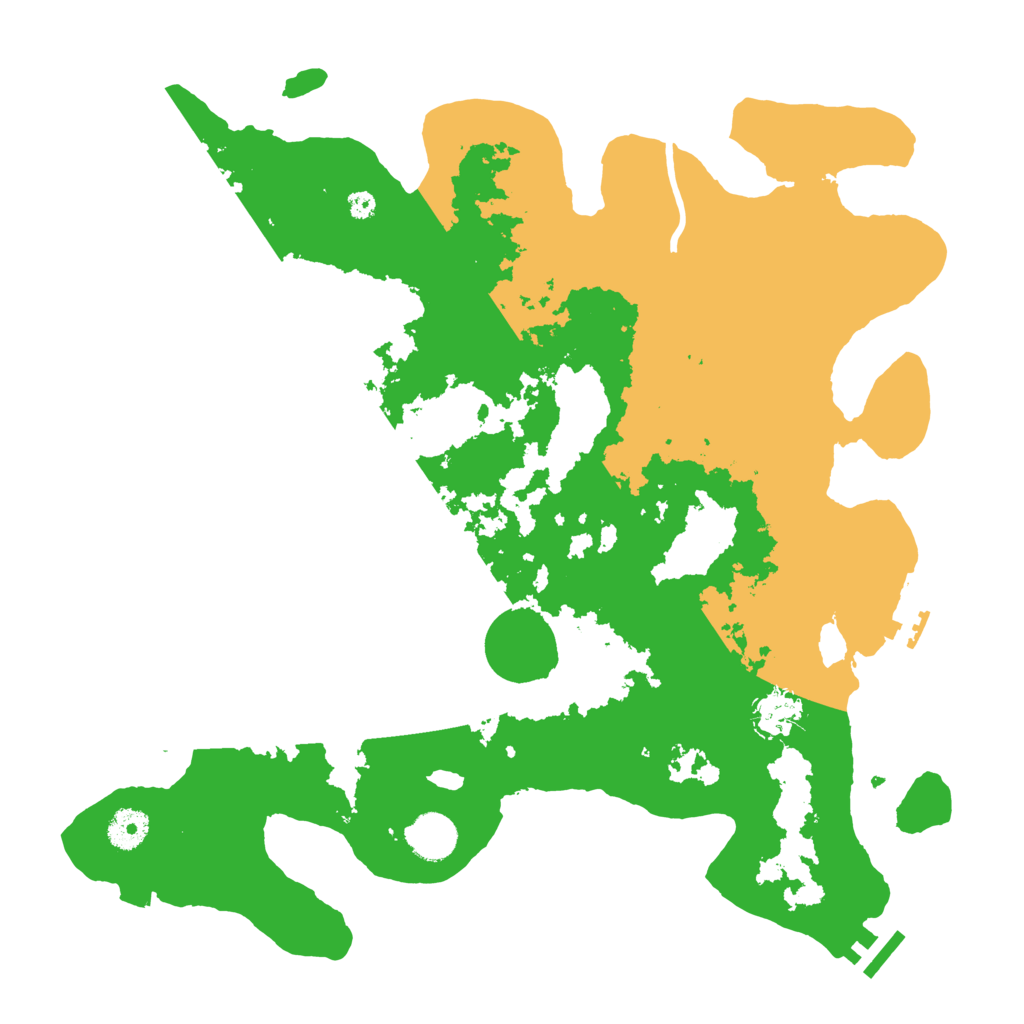 Biome Rust Map: Procedural Map, Size: 3800, Seed: 83348005