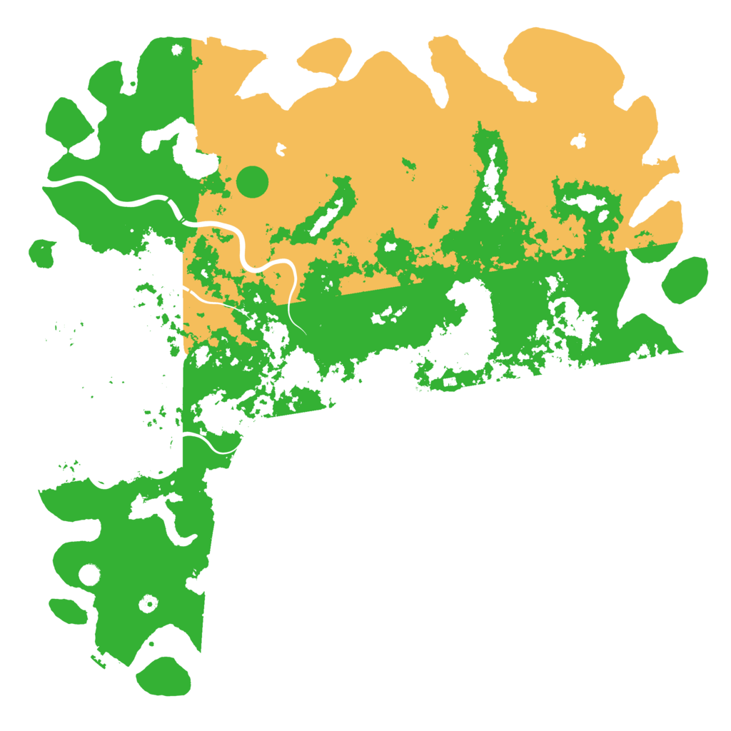 Biome Rust Map: Procedural Map, Size: 6000, Seed: 35751