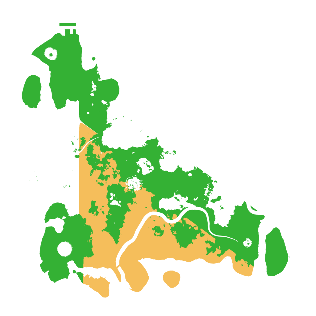 Biome Rust Map: Procedural Map, Size: 3800, Seed: 14160743