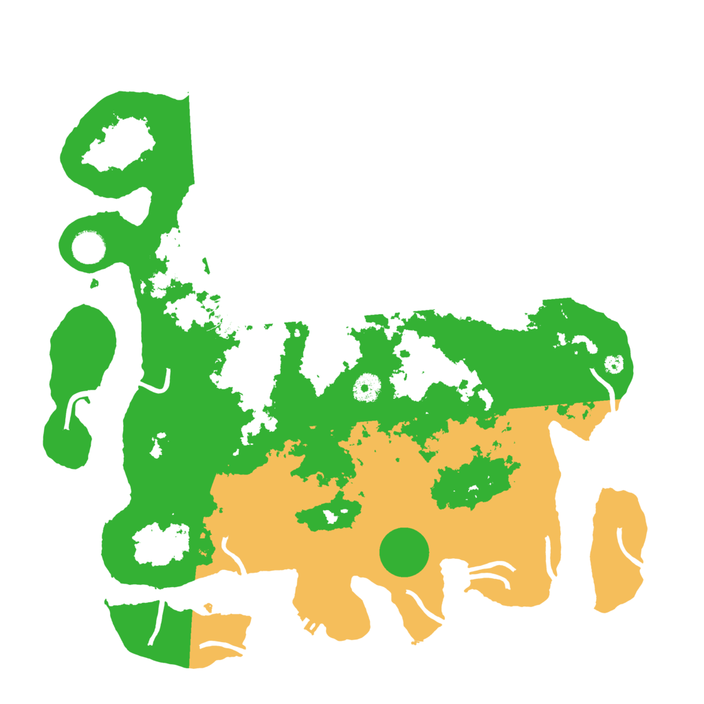 Biome Rust Map: Procedural Map, Size: 3750, Seed: 40826438