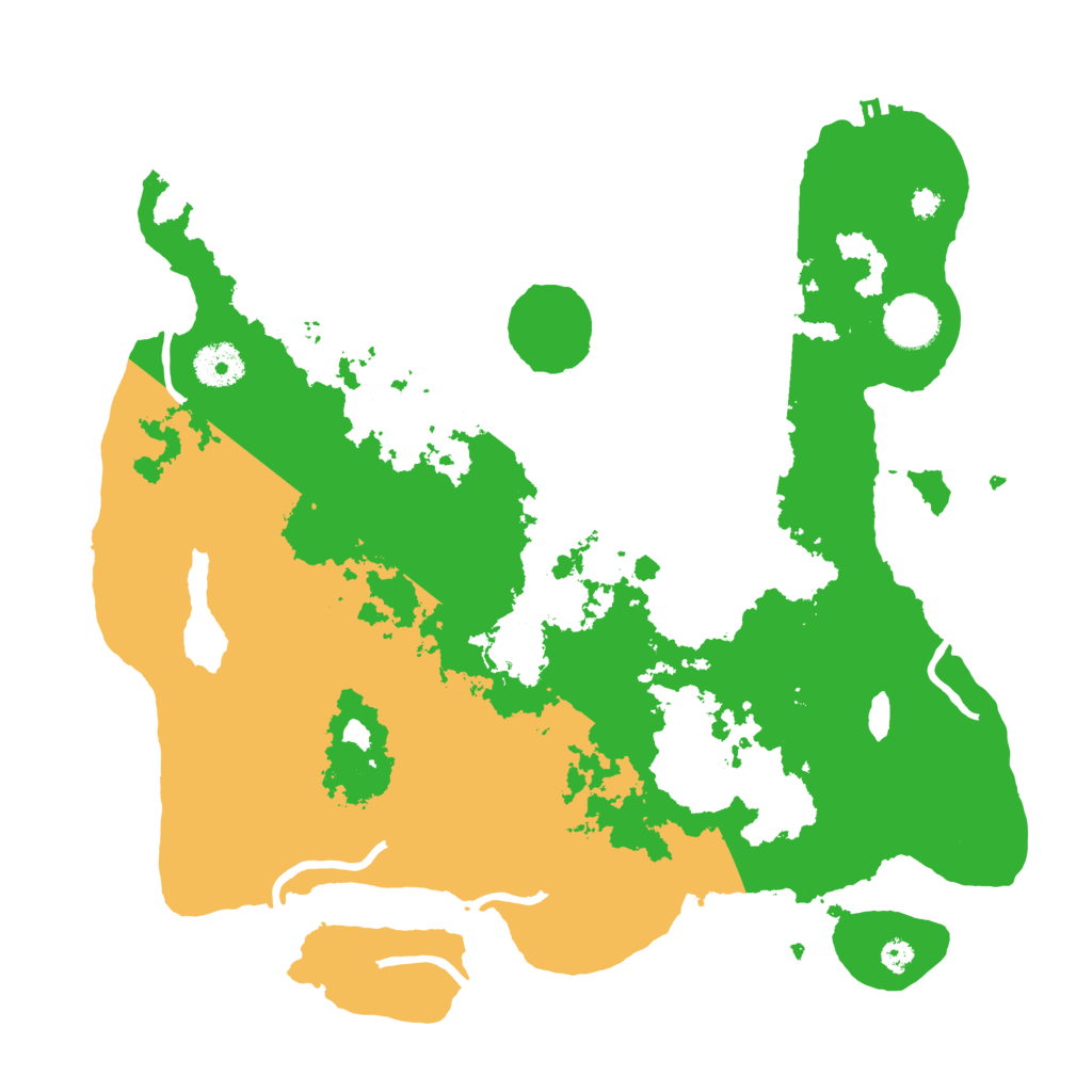 Biome Rust Map: Procedural Map, Size: 3500, Seed: 503243144