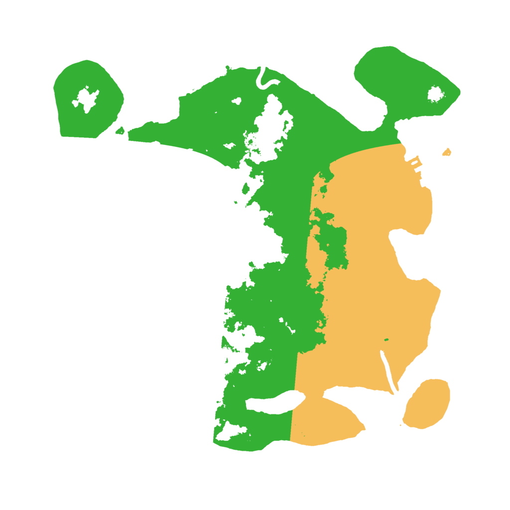 Biome Rust Map: Procedural Map, Size: 3000, Seed: 30833