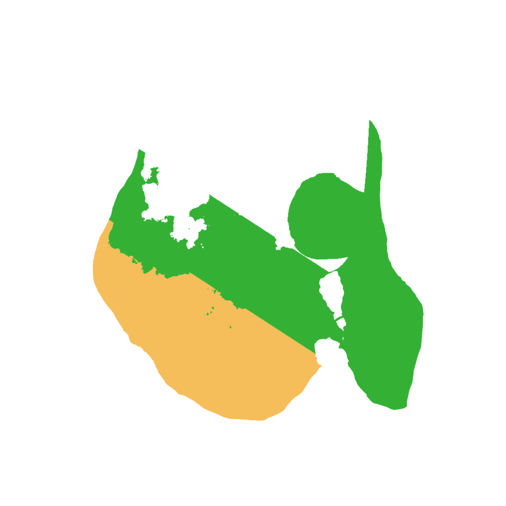 Biome Rust Map: Barren, Size: 1700, Seed: 1323917500