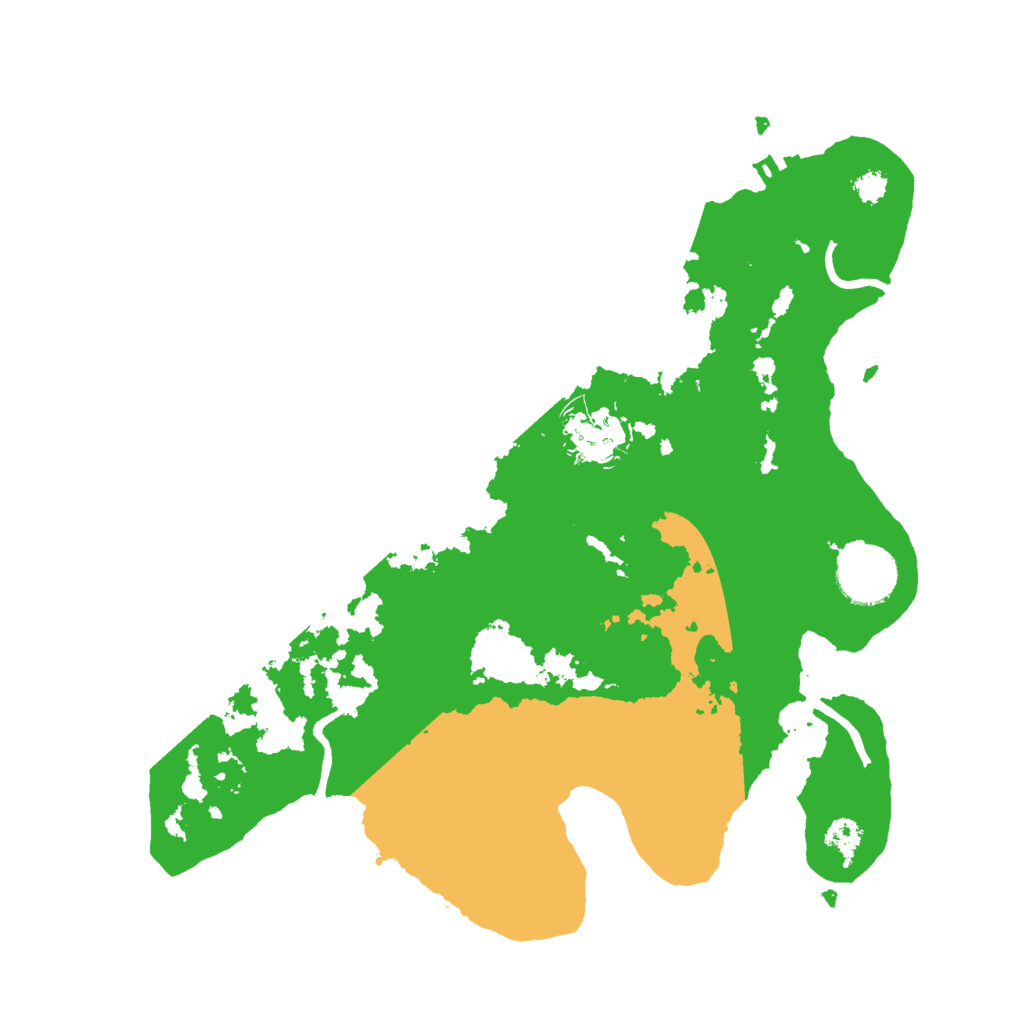 Biome Rust Map: Procedural Map, Size: 3000, Seed: 558767270