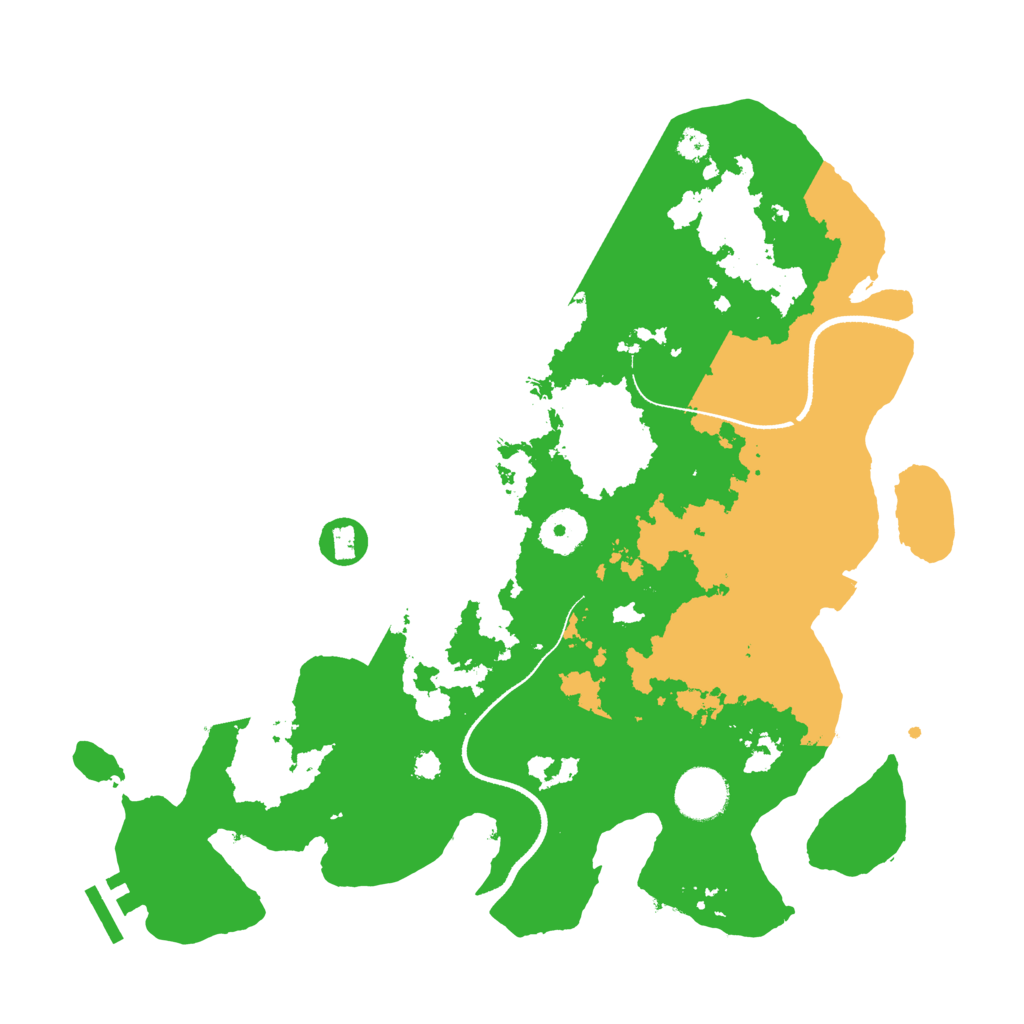 Biome Rust Map: Procedural Map, Size: 3400, Seed: 76979700