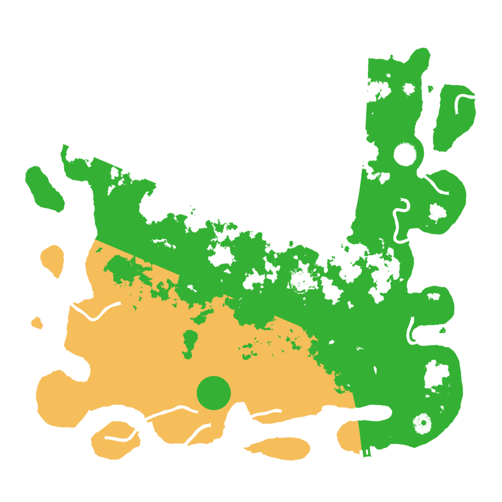 Biome Rust Map: Procedural Map, Size: 3900, Seed: 46189997
