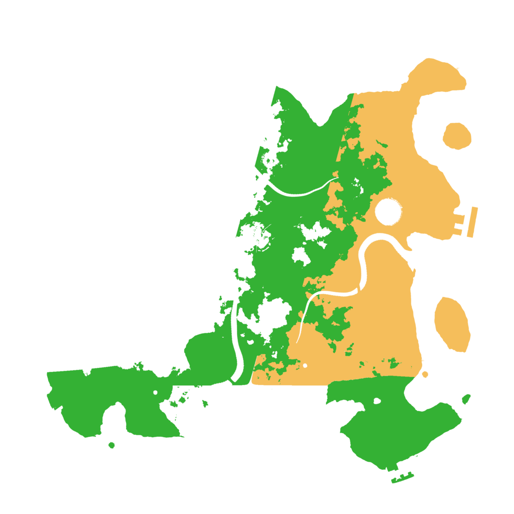 Biome Rust Map: Procedural Map, Size: 3400, Seed: 58334518
