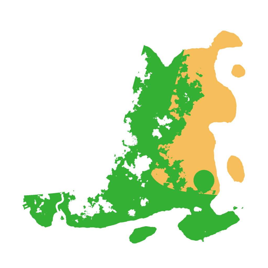 Biome Rust Map: Procedural Map, Size: 3400, Seed: 58334518