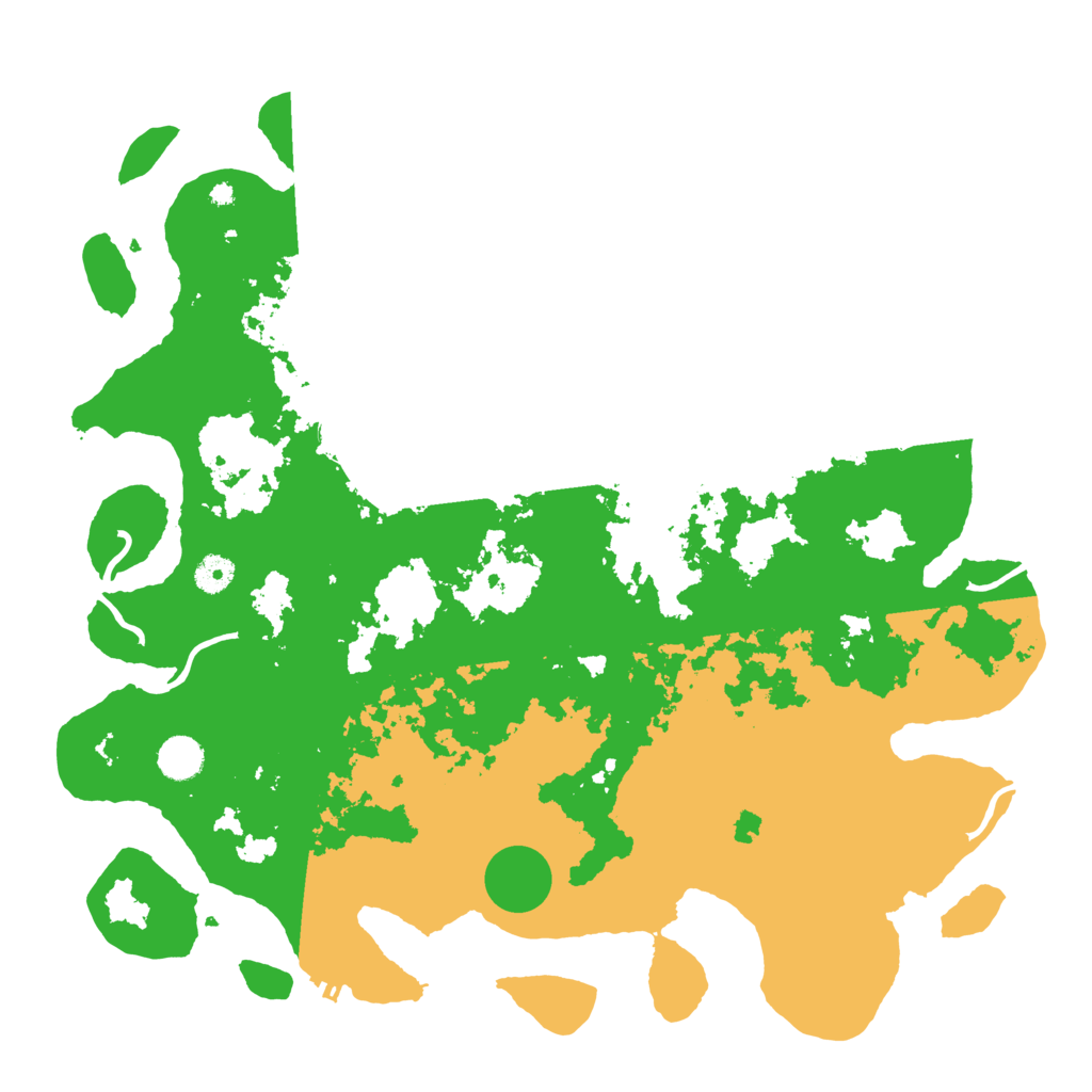 Biome Rust Map: Procedural Map, Size: 4300, Seed: 76936225