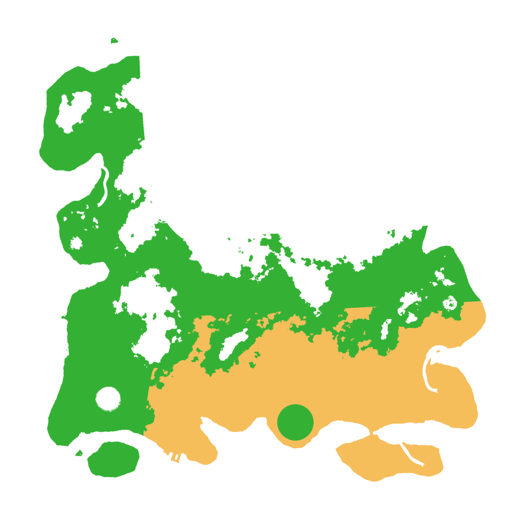 Biome Rust Map: Procedural Map, Size: 3800, Seed: 68141314