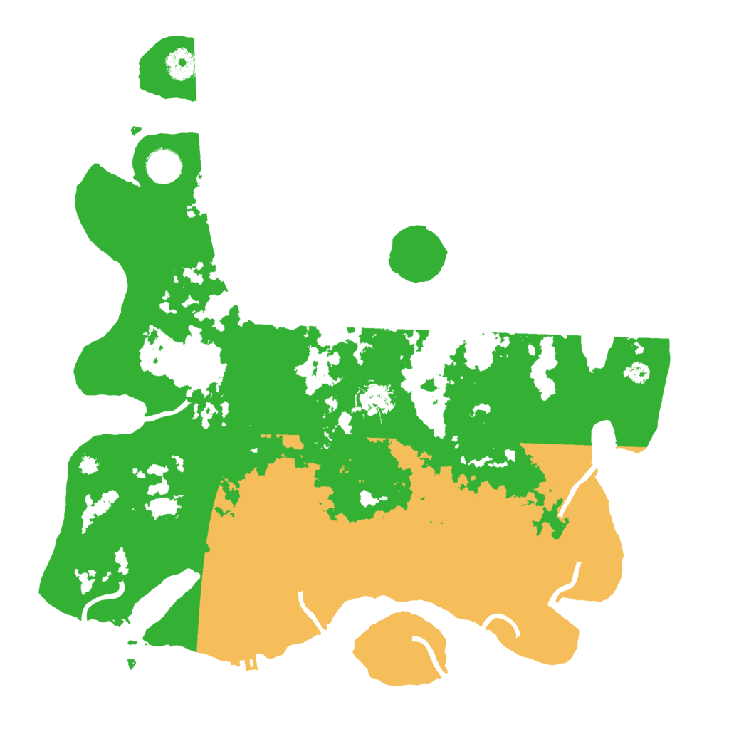 Biome Rust Map: Procedural Map, Size: 3650, Seed: 13607989