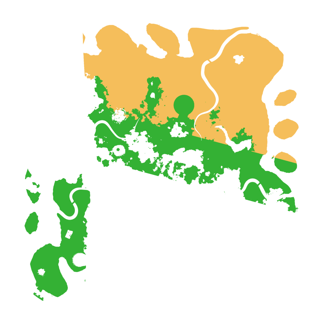Biome Rust Map: Procedural Map, Size: 4100, Seed: 8999083