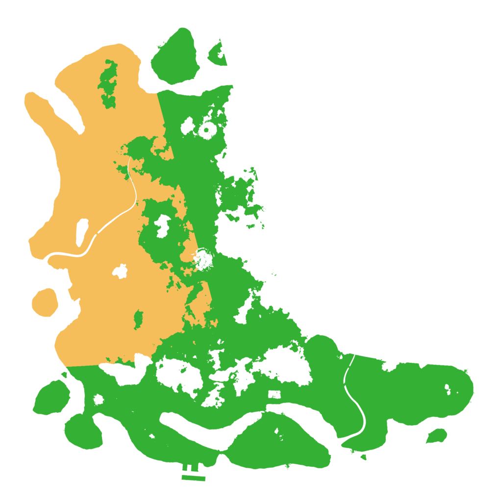 Biome Rust Map: Procedural Map, Size: 4300, Seed: 28385766