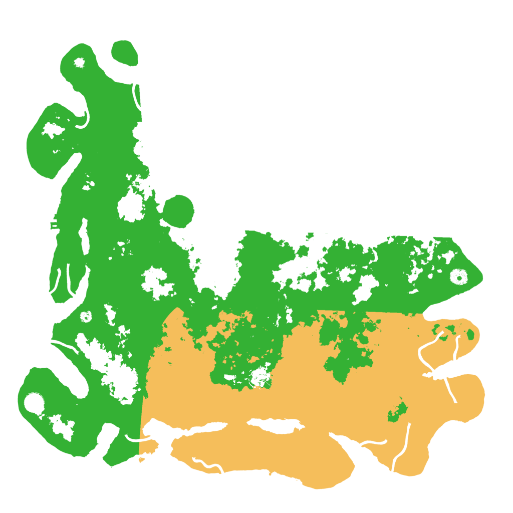 Biome Rust Map: Procedural Map, Size: 4500, Seed: 297321880
