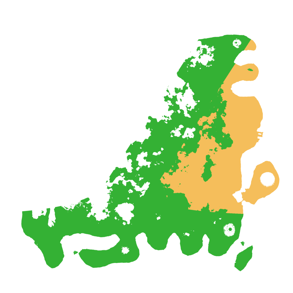 Biome Rust Map: Procedural Map, Size: 3600, Seed: 23734729