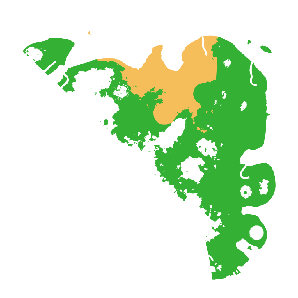 Biome Rust Map: Procedural Map, Size: 3700, Seed: 65266310