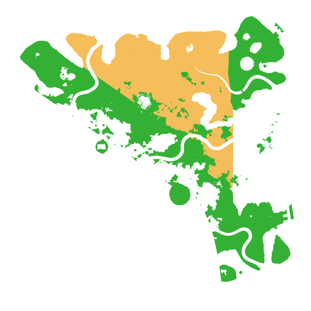 Biome Rust Map: Procedural Map, Size: 4000, Seed: 94809002