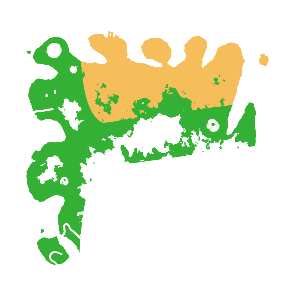 Biome Rust Map: Procedural Map, Size: 3500, Seed: 83244819