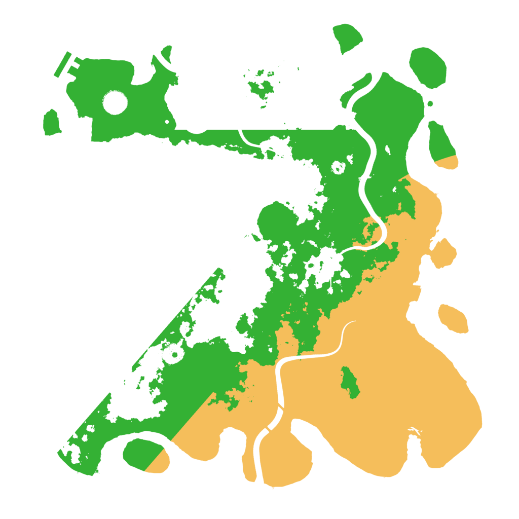Biome Rust Map: Procedural Map, Size: 3800, Seed: 28925834