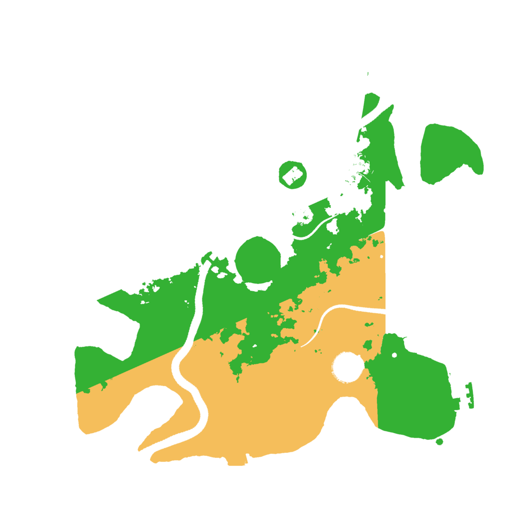 Biome Rust Map: Procedural Map, Size: 3000, Seed: 14637