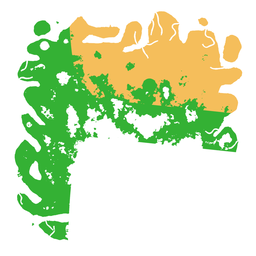 Biome Rust Map: Procedural Map, Size: 5000, Seed: 27683