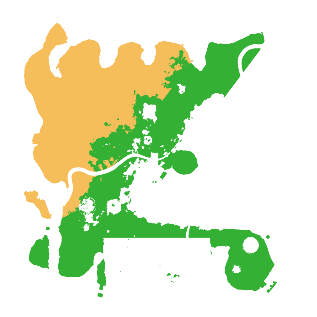 Biome Rust Map: Procedural Map, Size: 3500, Seed: 930154274