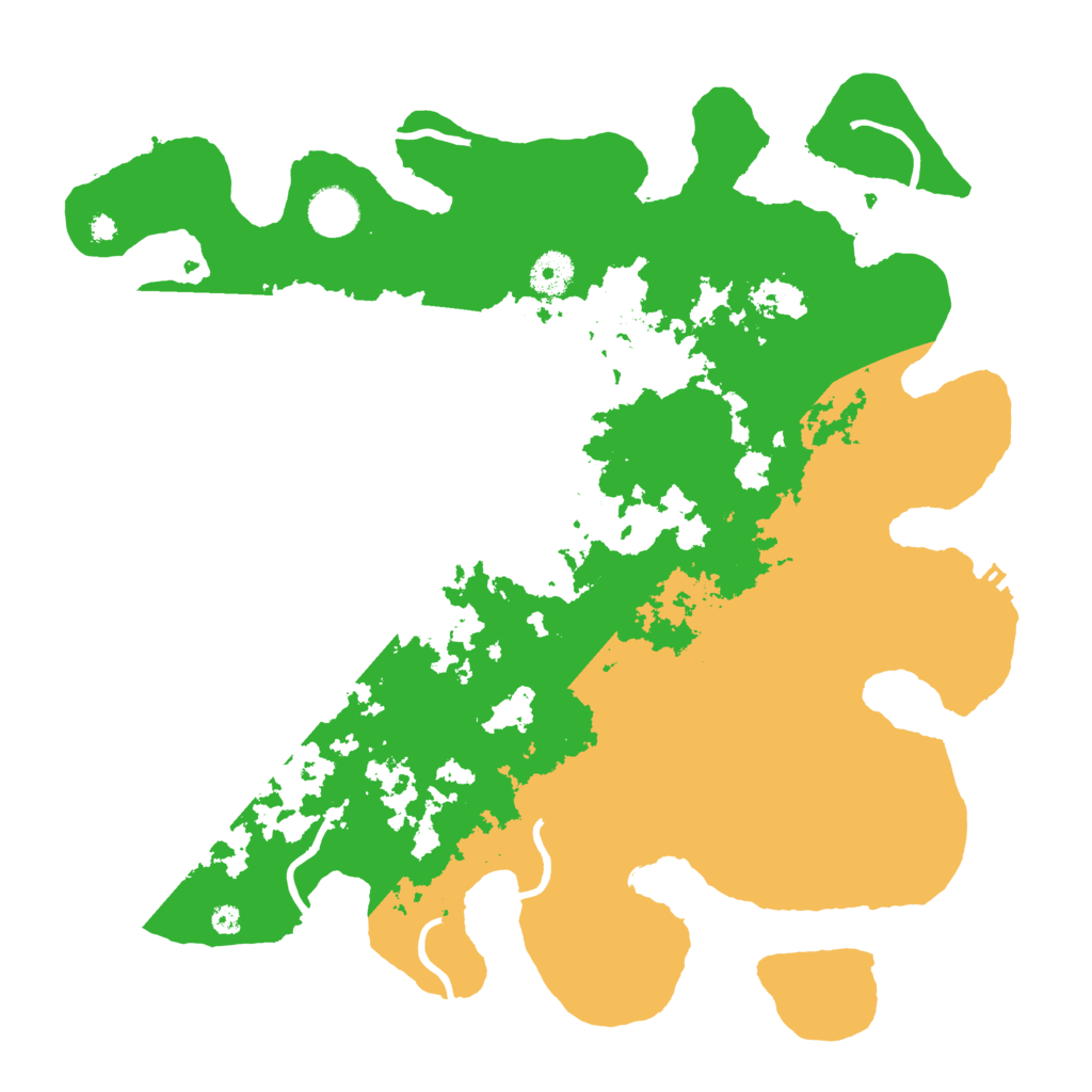 Biome Rust Map: Procedural Map, Size: 3800, Seed: 14230308