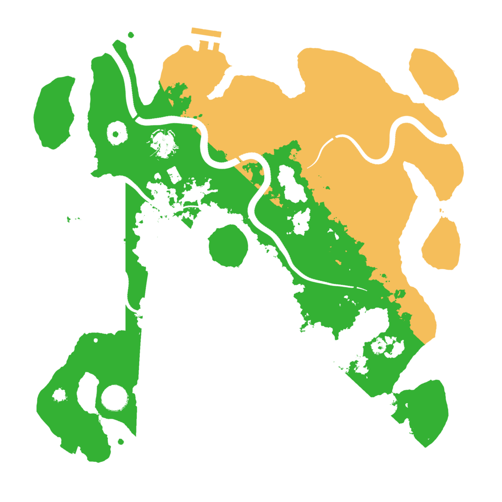 Biome Rust Map: Procedural Map, Size: 3400, Seed: 19645704