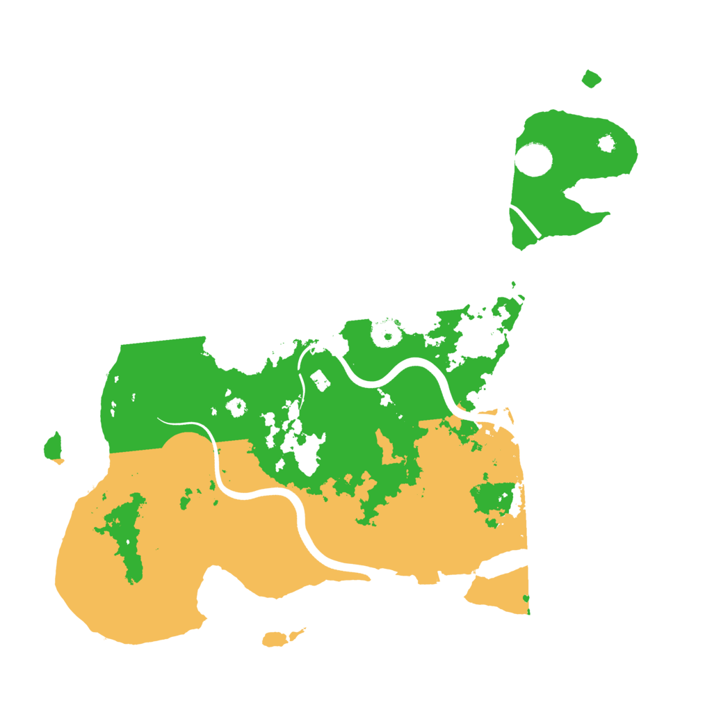 Biome Rust Map: Procedural Map, Size: 3800, Seed: 76477393