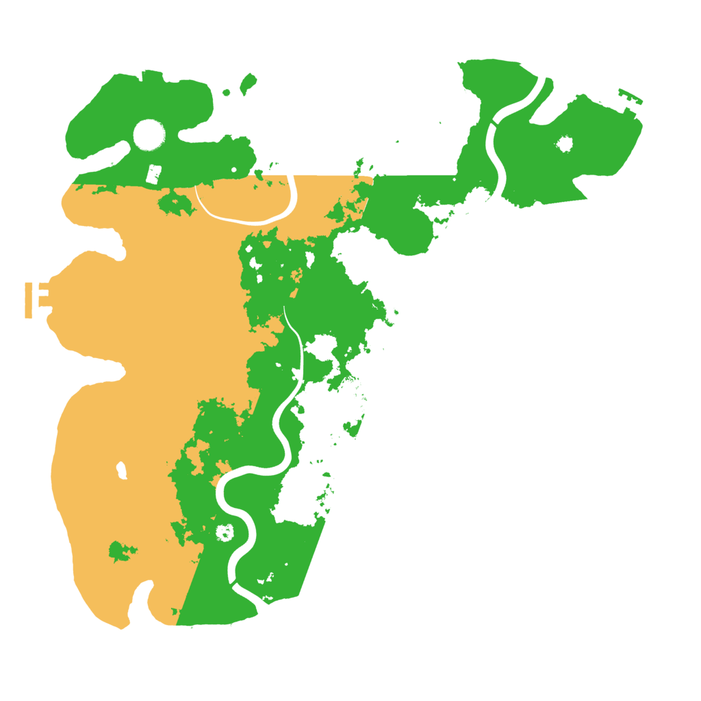 Biome Rust Map: Procedural Map, Size: 3950, Seed: 91602995