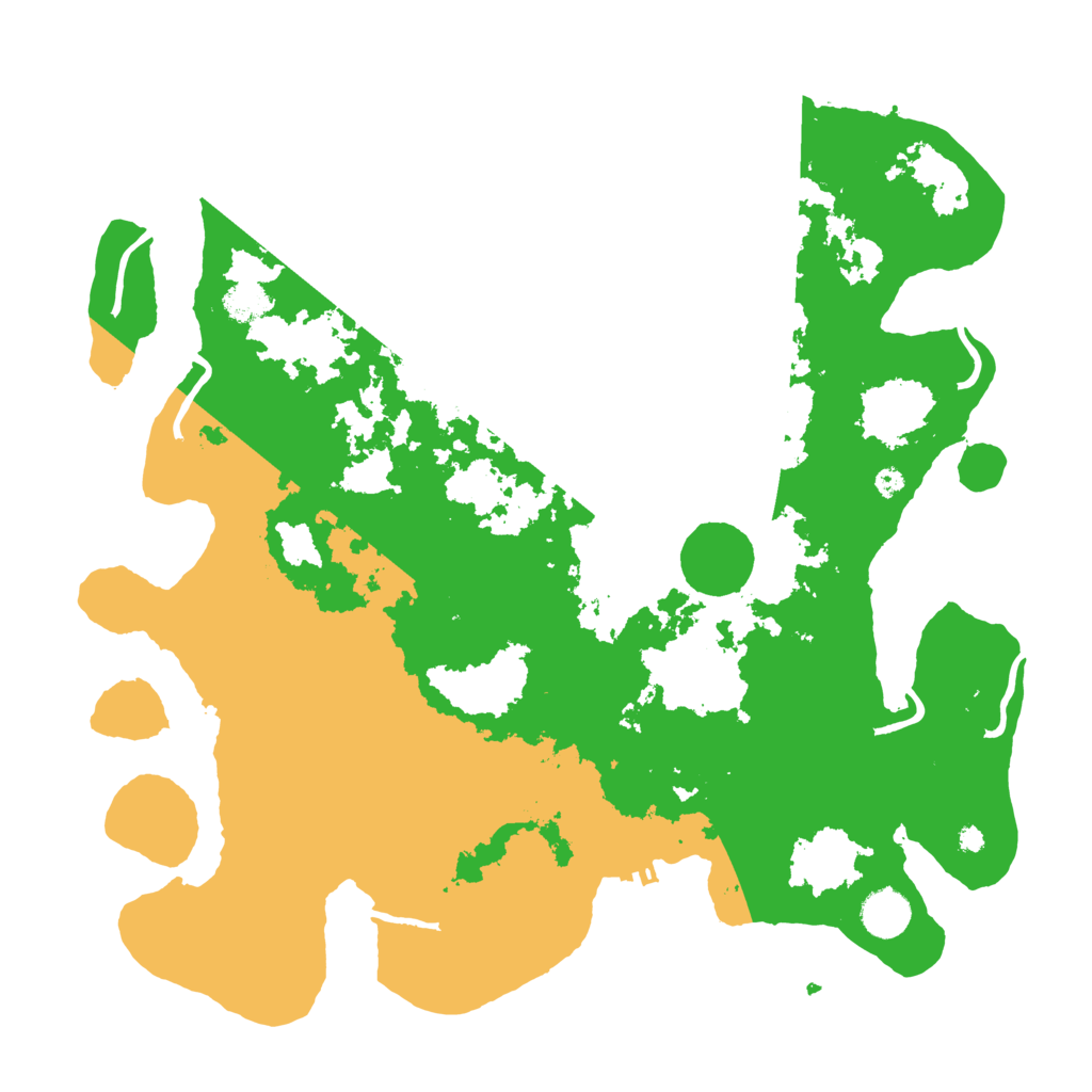 Biome Rust Map: Procedural Map, Size: 3950, Seed: 87427319