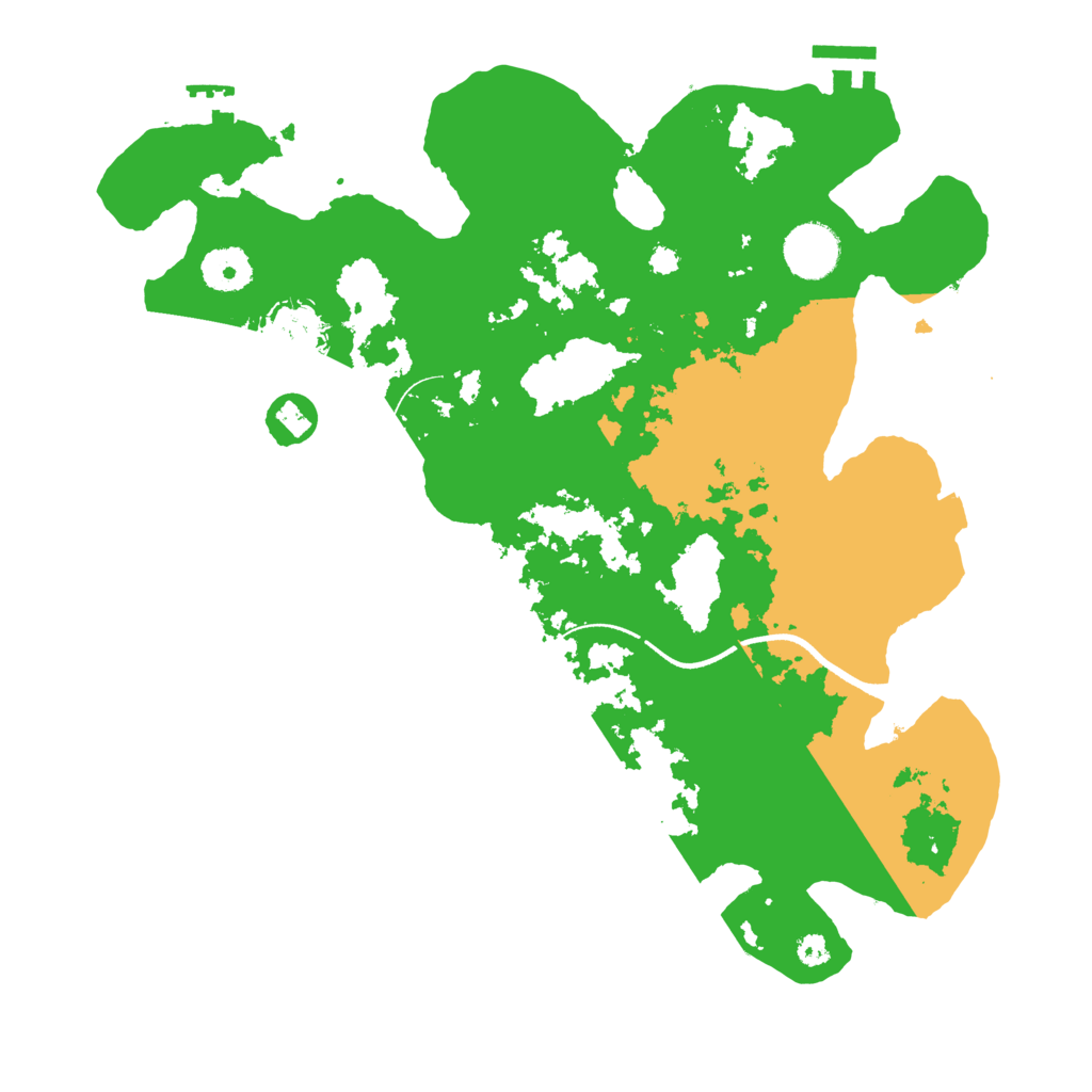 Biome Rust Map: Procedural Map, Size: 3450, Seed: 36690791
